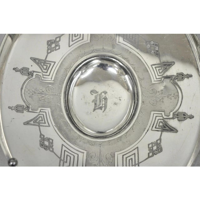 Antique Reed & Barton English Regency Figural Bread Basket With Whippet Dog Base For Sale In Philadelphia - Image 6 of 18