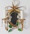 Hollywood Regency Floral Wall Lamp from Maison Baguès, 1950s For Sale - Image 4 of 13
