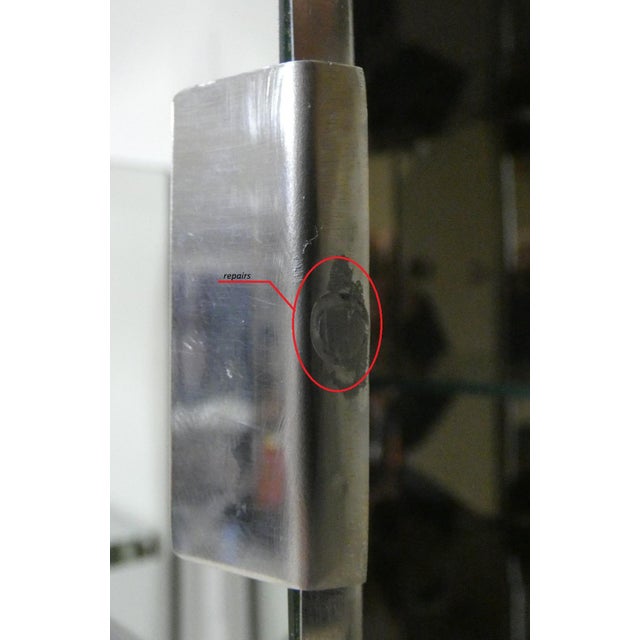 Metal Vintage Italian Mirrored Cabinets, 1970s, Set of 3 For Sale - Image 7 of 18