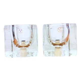 Light Cube Table Lamps from Peill & Putzler, 1970s, Set of 2 For Sale