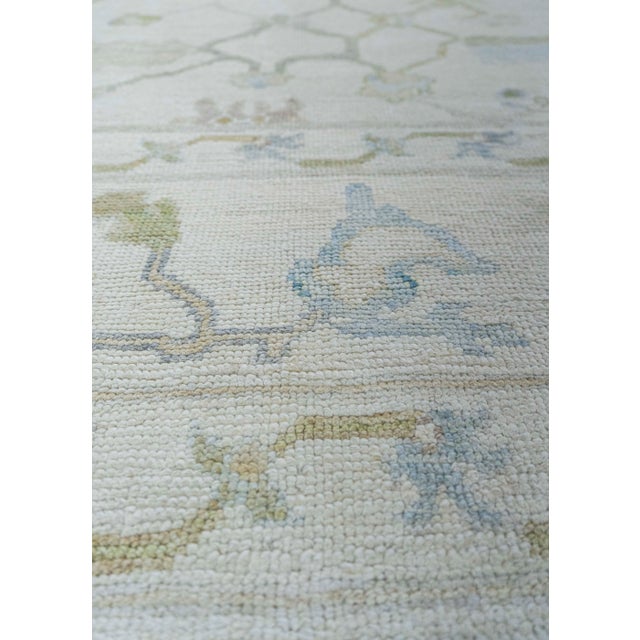 Turkish Turkish Oushak Rug 9'5" x 13'5" #20394 For Sale - Image 3 of 8