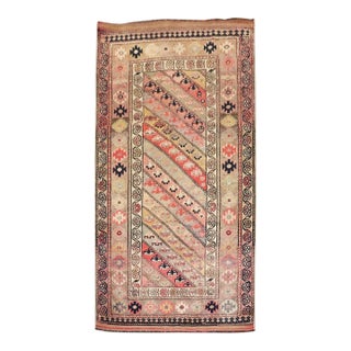 Mid Century Turkish Konya Rug - 3'10" x 7'1" For Sale