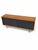 Wood 1950s Early Florence Knoll Model 116 Maple Credenza - Black Grasscloth Sliding Doors For Sale - Image 7 of 11