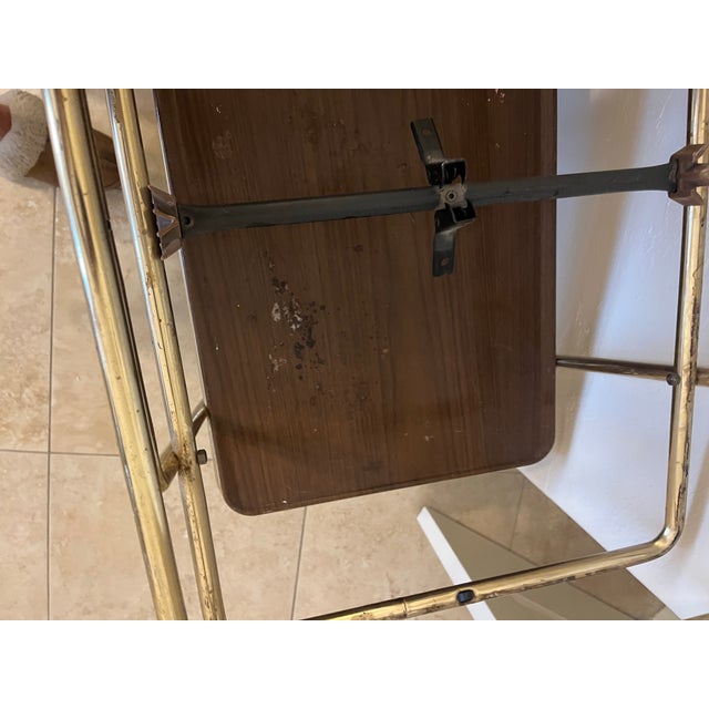 Vintage Cosco Bar Cart: Mid-Century Modern Serving Cart With Removable Trays For Sale In Phoenix - Image 6 of 12