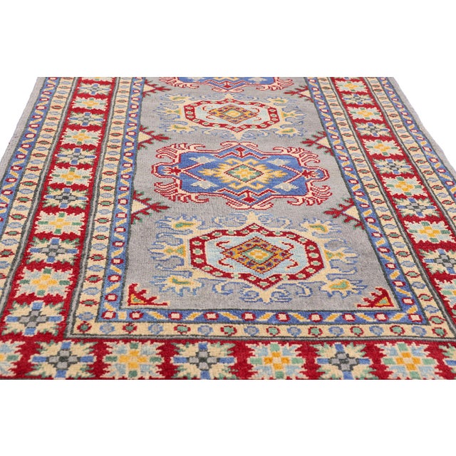 Late 20th Century Vintage Pakistani Kazak Rug, 02'09 X 17'00 For Sale - Image 5 of 12
