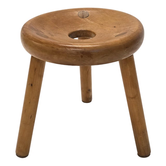 Vintage Sauna Stool by Bertel Gardberg, 1950s For Sale