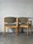 Høng Stolefabrik Beech Wood Upholstered Dining Armchairs Set of 2 Danish Vintage 1990s For Sale In Los Angeles - Image 6 of 12