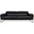Romeo 2-Seater Sofas in Black Leather and Chrome from Calia, Set of 2 For Sale - Image 17 of 18