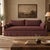 Parisian Sofa Slip Covered in Belgian Spice Linen 84″ x 36″D x 29″H Arm Height 24″ Seat Height 17.5″ / Seat Depth 24″ with...