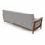 Mid-Century Modern Richardson Nemschoff Mid-Century Modern Sofa Grey For Sale - Image 3 of 3