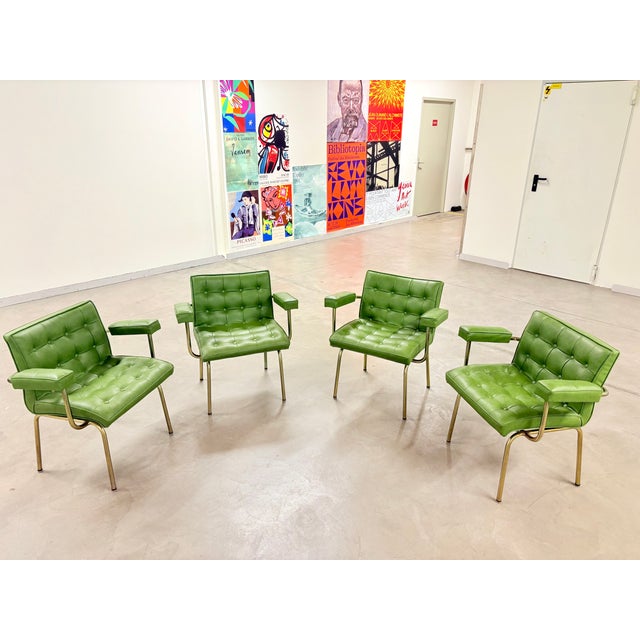 Cailette Chairs by René Jean Caillette, 1960s, Set of 4 For Sale - Image 9 of 9
