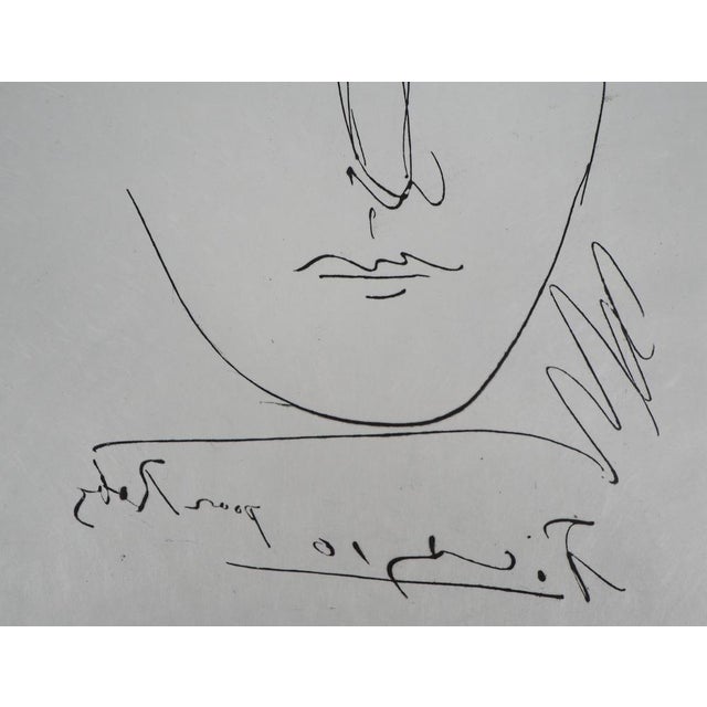 After Pablo Picasso, Face for Roby, 1950, Engraving For Sale - Image 6 of 7