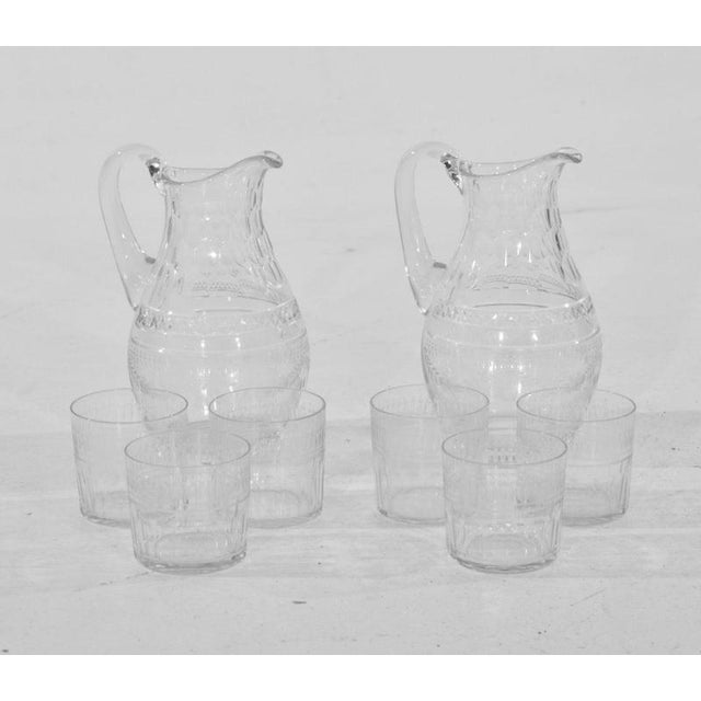 Swedish Glass Set, 1880s, Set of 8 For Sale - Image 9 of 9