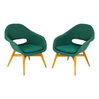 Armchairs by Miroslav Navratil for Tatra Nábytok, 1960s, Set of 2 For Sale