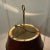 Mid 20th Century Mid 20th Century French Brass Bouillotte Lamp With Red Tole Shade For Sale - Image 5 of 5