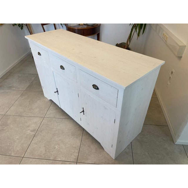 Farmhouse Sideboard in Spruce Wood For Sale - Image 10 of 15