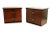 Brown Pair of Modern Italian Mahogany Nightstands Tables For Sale - Image 8 of 12