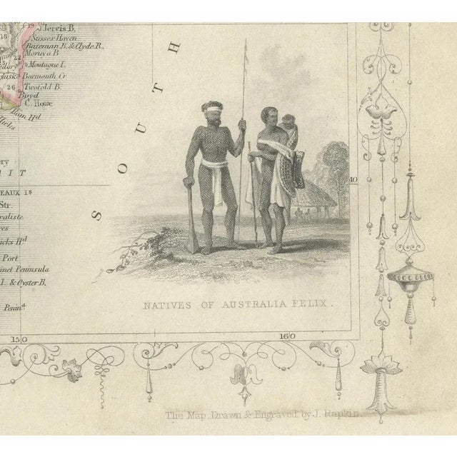 The Tallis and Rapkin Map of Pre-Queensland, 1851 For Sale - Image 6 of 8