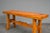 Biedermeier Style Bench in Beech Wood, Early 20th Century For Sale - Image 6 of 14