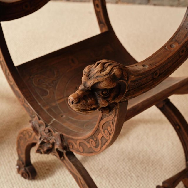 1800s French Wooden Armchair For Sale - Image 10 of 13