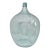 Antique Blown Glass Demijohn or Decanter | Aged Light Turquoise For Sale
