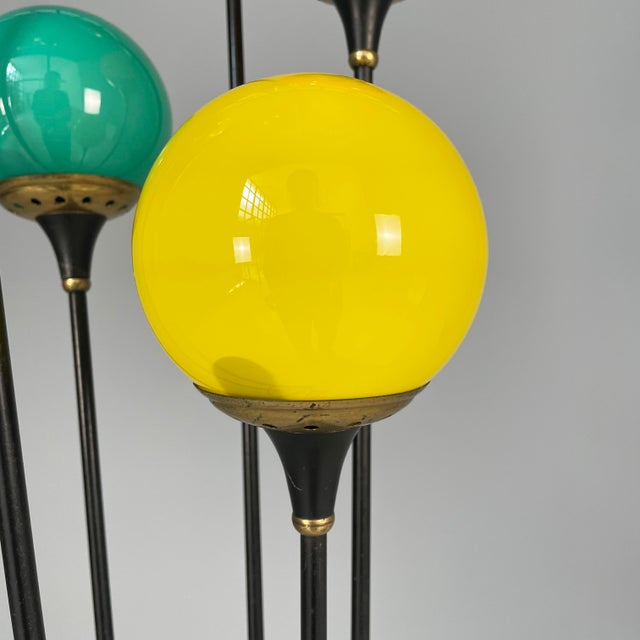 Stilnovo Mid-Century Modern Italian Alberello Floor Lamp attributed to Stilnovo, 1950s For Sale - Image 4 of 18