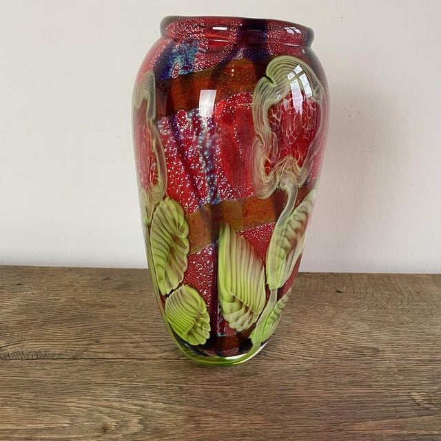 Mid-Century Modern Murano Glass Vase, 1950s For Sale - Image 3 of 11