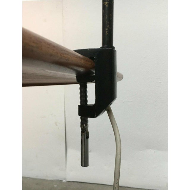 Mid-Century Space Age Minimalist Clamp Table or Shelf Lamp, 1960s For Sale - Image 15 of 18