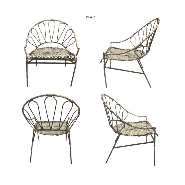 Mid-Century Modern Outdoor Seating Set For Sale In Miami - Image 6 of 14