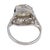 Art Deco Gia 4.41 Carat Diamond Sapphire Platinum Engagement Ring, Size 7.25 For Sale In Los Angeles - Image 6 of 6