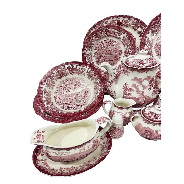 Vintage Dinner Set from Royal Worcester, 1950s For Sale - Image 9 of 11