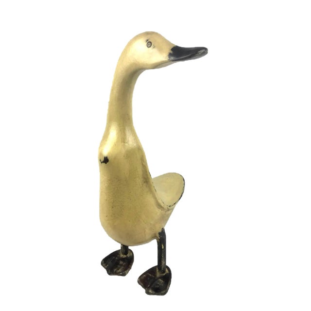 Hand Crafted Artisan Carved Wood Duck For Sale - Image 13 of 13