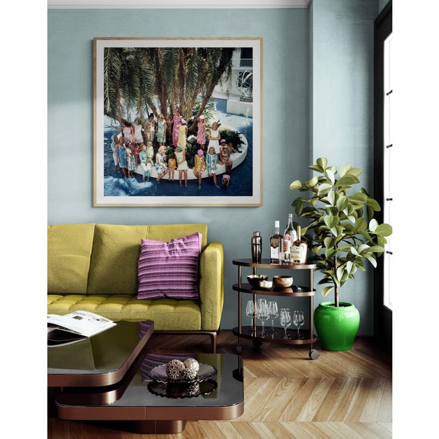 The women of Palm Beach wearing designs by Lilly Pulitzer for a fashion shoot at 400 South Ocean Blvd., Palm Beach,...