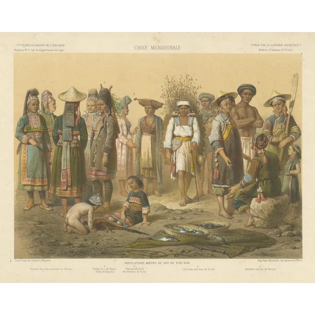 Francis Garnier, Southern Yunnan Ethnic Groups, 1873, Paper For Sale - Image 3 of 10