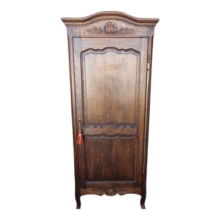 French Bonnetiere 1 Door Cabinet LXV Style For Sale