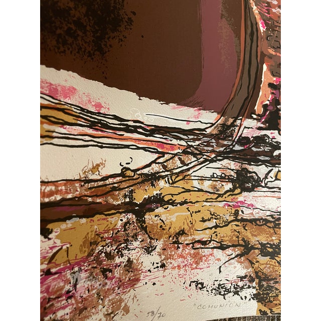 1970s 1970s Tanya Khon Comunión Serigraph For Sale - Image 5 of 6