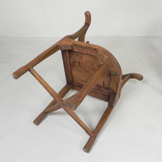Vintage Corner Chairs in Teak, 1980s, Set of 2 For Sale - Image 11 of 18