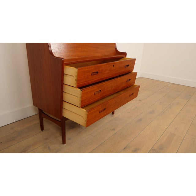 Vintage Teak Secretaire by Arne Wahl Iversen For Sale - Image 9 of 18