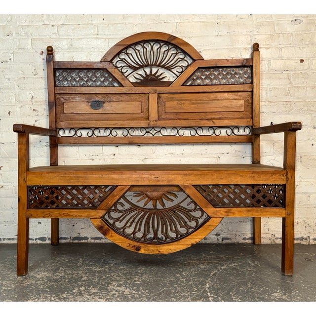 This bench is a wonderful example of the Spanish Colonial style, thats ready to bring an old world feel to any space. With...