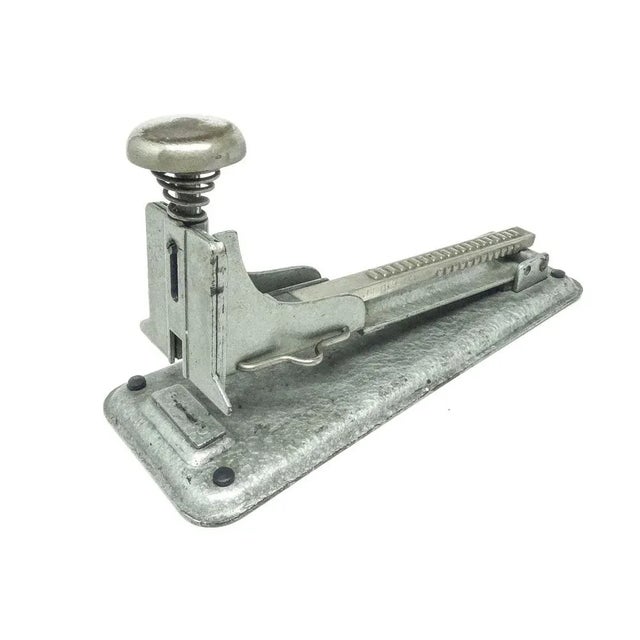 Metal Art Deco Stapler, Poland, 1950s For Sale - Image 7 of 7