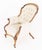 This elegant Victorian chair is crafted in rich mahogany and raised upon finely shaped cabriole legs, terminating in...