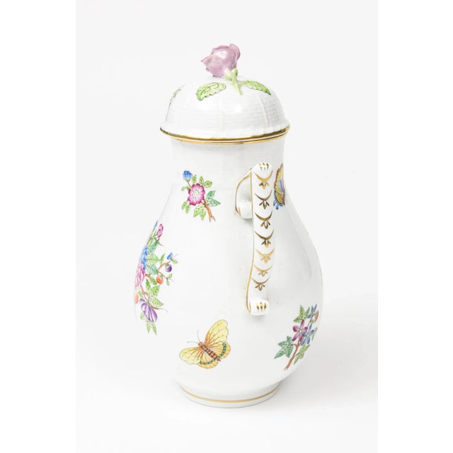 Mid 20th Century Herend Queen Victoria Older Coffee Pot For Sale In Miami - Image 6 of 9