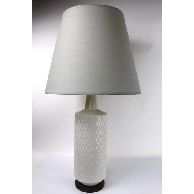Mid-Century Modern Modernist Blanc De Chine Table Lamp For Sale - Image 3 of 13