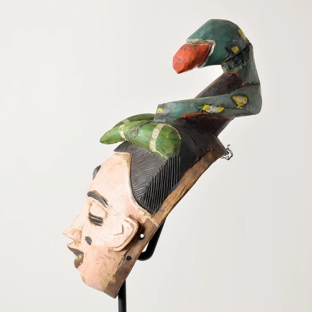 Early 20th Century Bobo Snake Mask Burkina Faso For Sale In Denver - Image 6 of 12