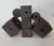 "Cubism Extreme" Artisan Ceramic Black Cubes Set of 5 For Sale In Palm Springs - Image 6 of 9