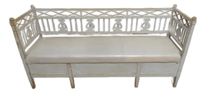 Swedish Gustavian 100% Original Painted Sofa Bed