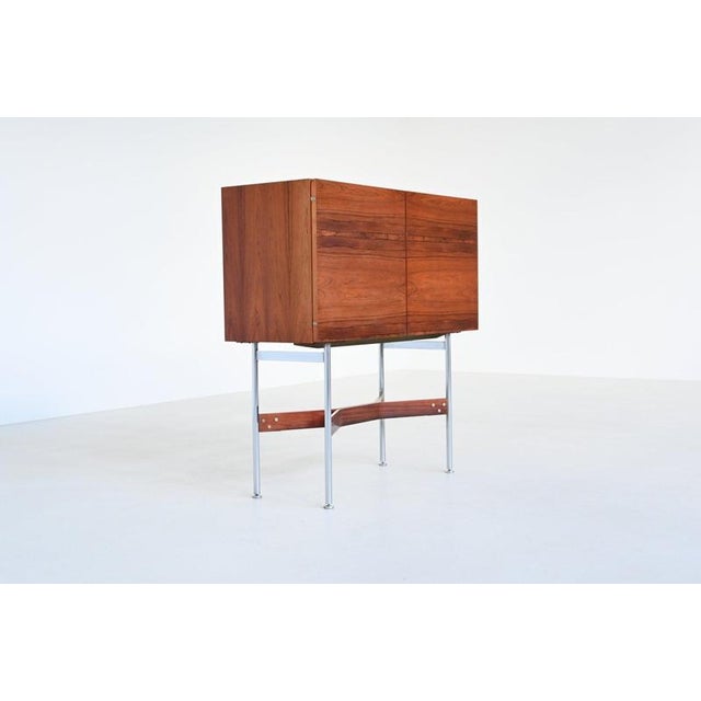 Rosewood Bar Cabinet by Rudolf Bernd Glatzel for Fristho Franeker, Netherlands, 1956 For Sale - Image 3 of 18