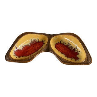 Vintage Oyster Shape Serving Dish or Platter For Sale