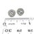 2010s Natural White Sapphire Diamond Stud Earrings 14k W Gold 1.26 TCW Certified For Sale - Image 5 of 8