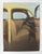 Early 20th century colortone advertising photograph of the interior of a yellow car. Unsigned. Unframed, edge and corner...
